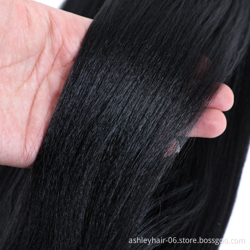 24 Inch 100% Premium Synthetic Fiber Pony Tail Extension Yaki Braiding Hair